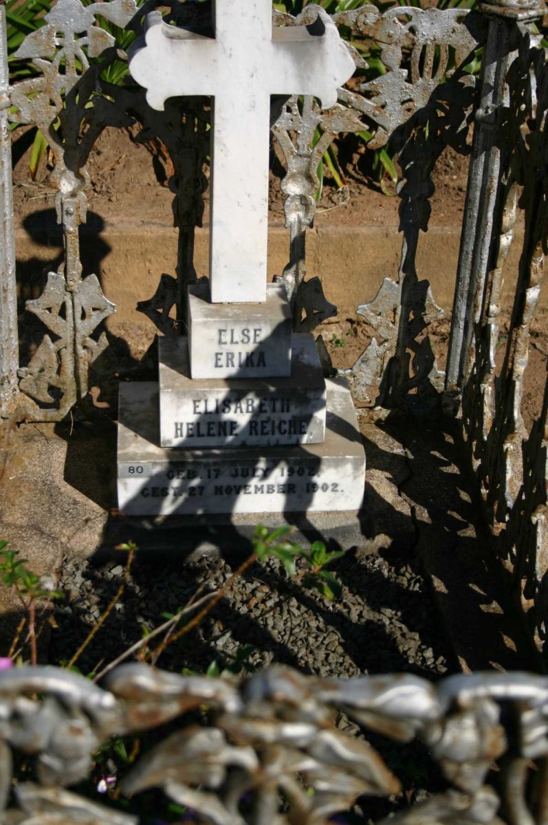 REICHE Else Erika Elizabeth Helene 1902-1902