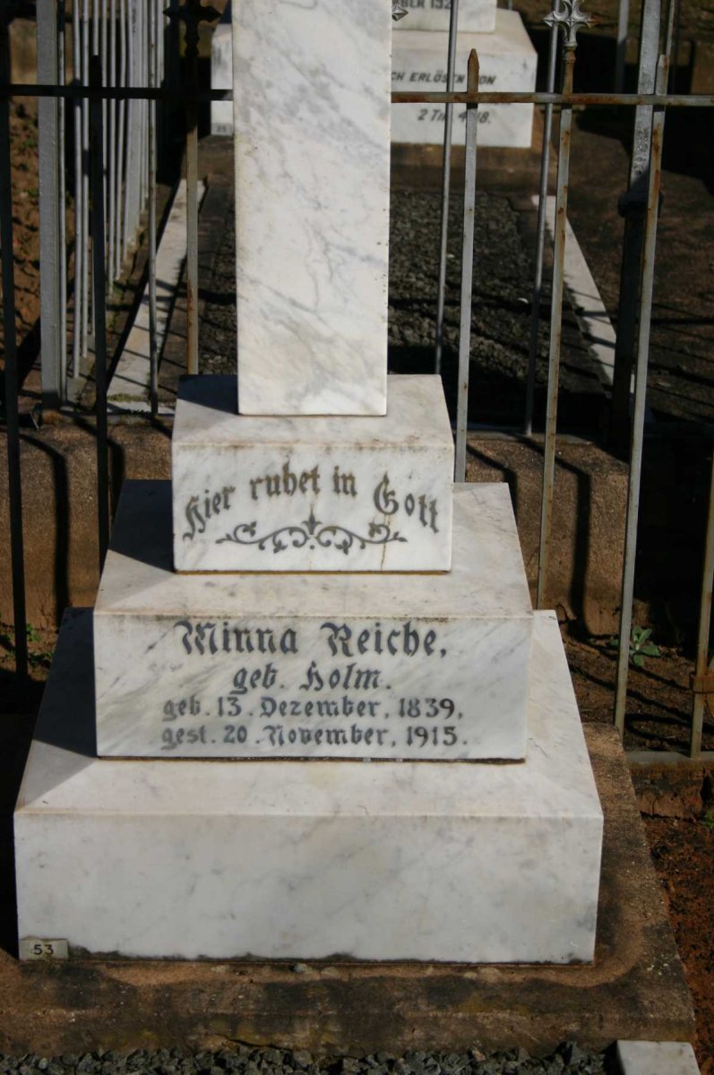 REICHE Minna nee HOLM 1839-1915