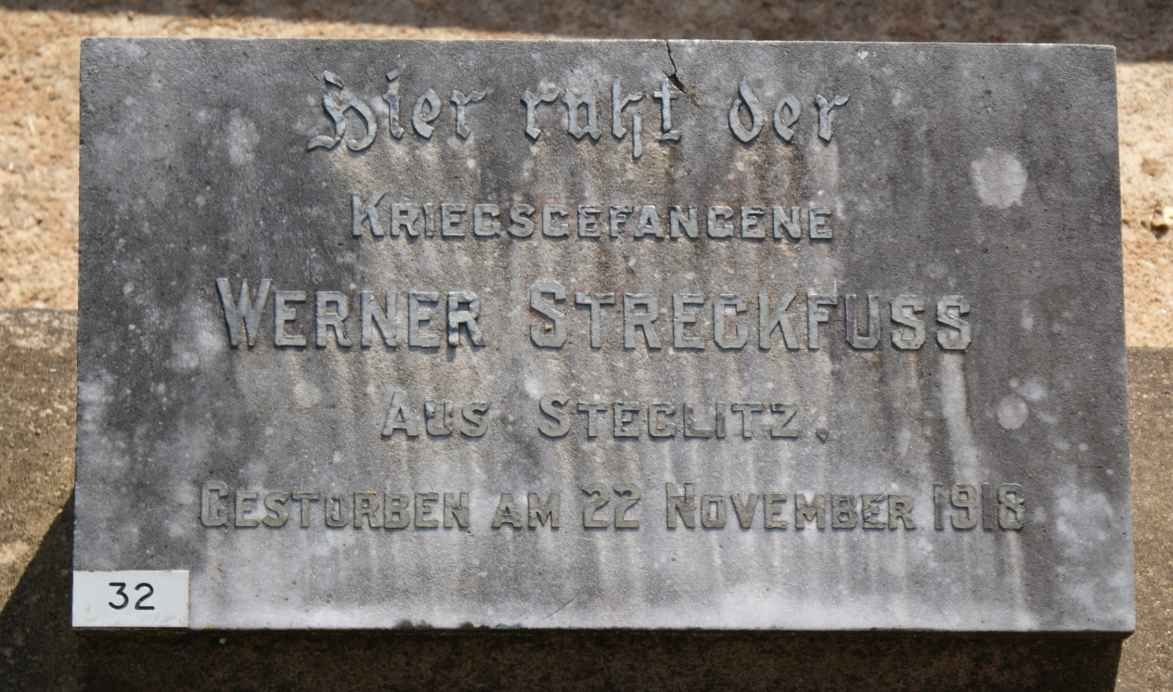 STRECKFUSS Werner -1918