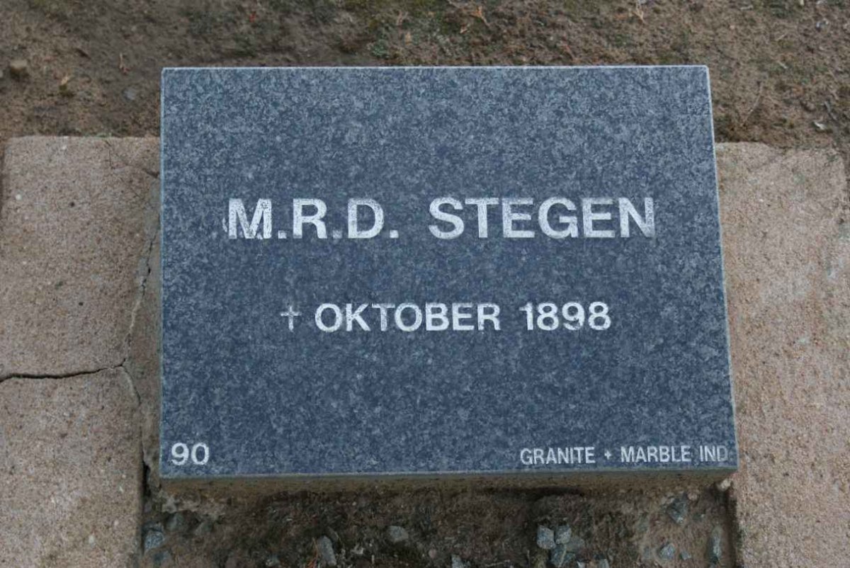 STEGEN M.R.D. -1898