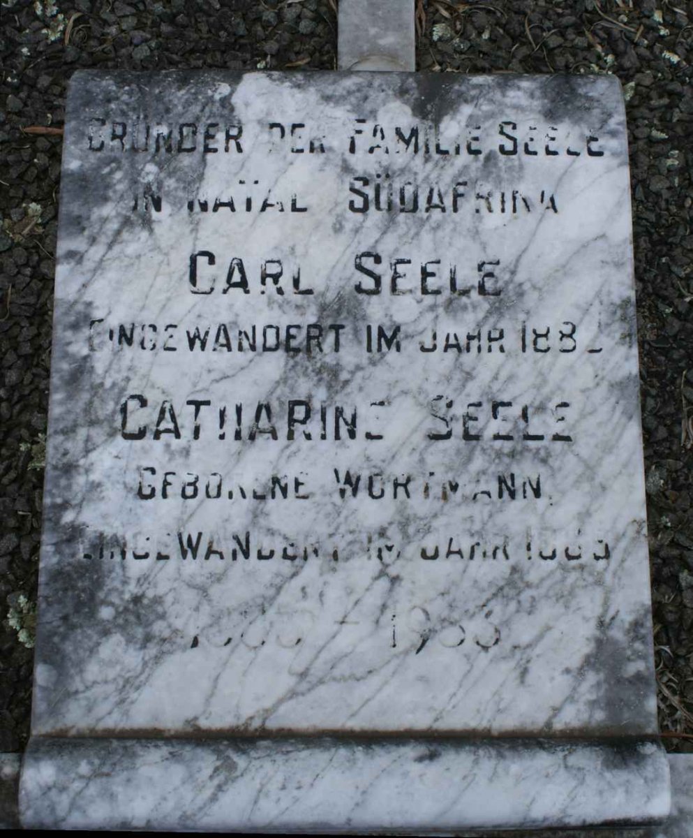 SEELE Carl 1859-1945 &amp; Katharine WORTMANN 1866-1953