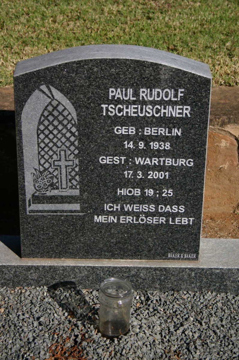 TSCHEUSCHNER Paul Rudolf 1938-2001