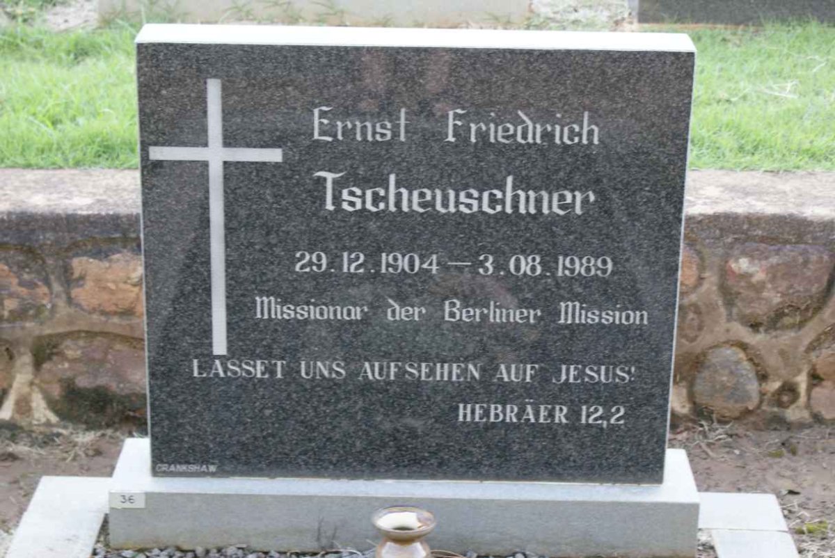 TSCHEUSCHNER Ernst Friedrich 1904-1989