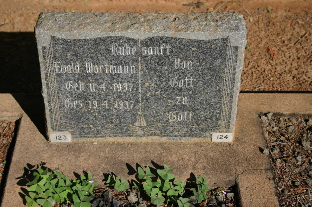 WORTMAN Ewald 1937-1937