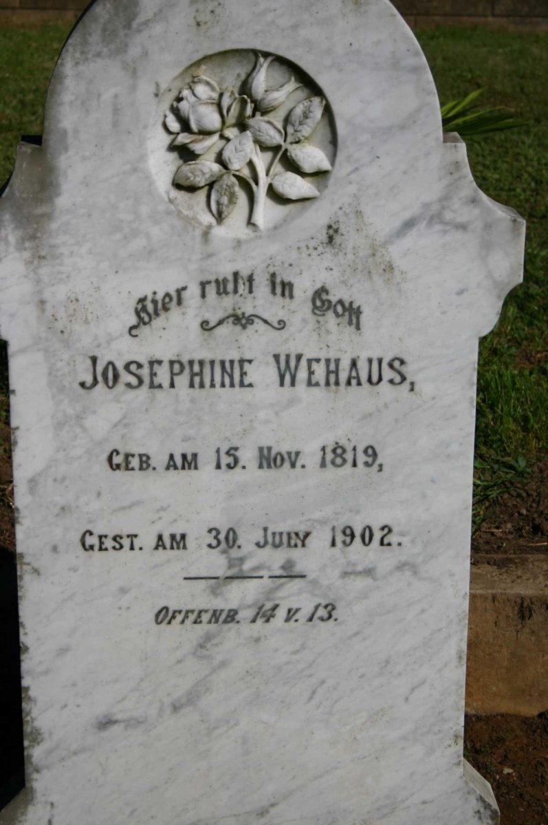 WEHAUS Josephine 1819-1902