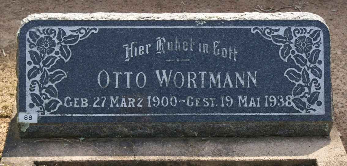 WORTMANN Otto 1900-1938