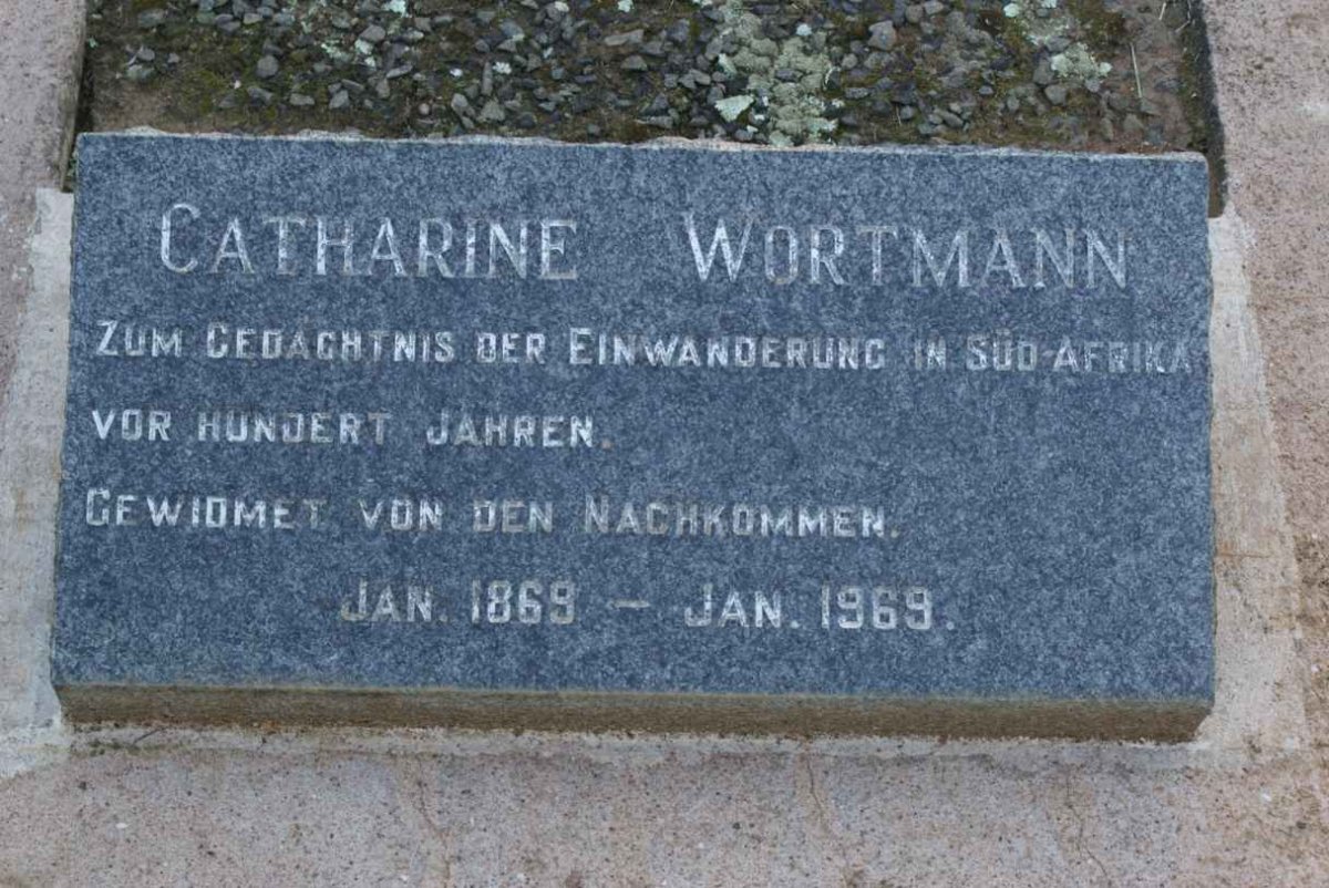 WORTMANN Catharine 1869-1969