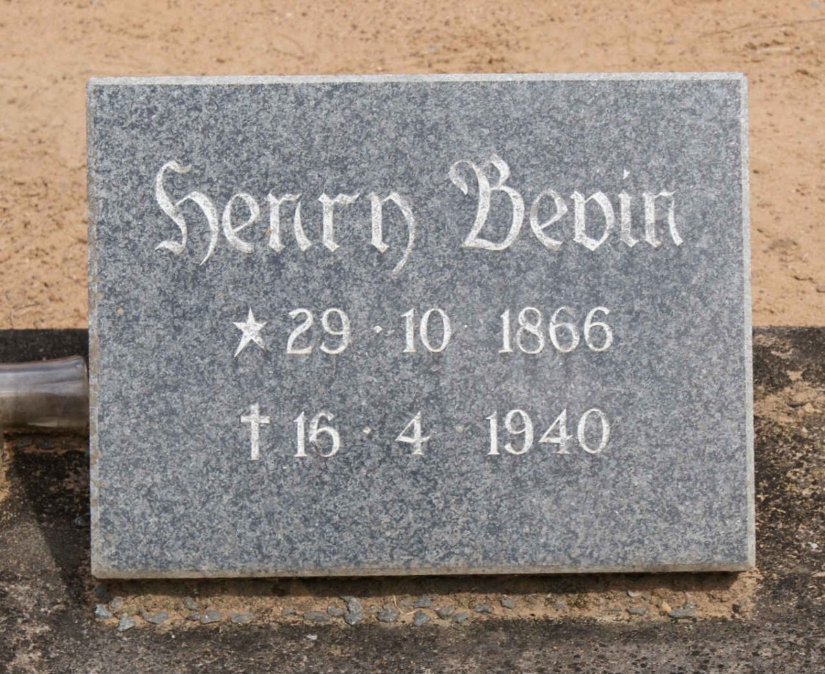 BEVIN Henry 1866-1940