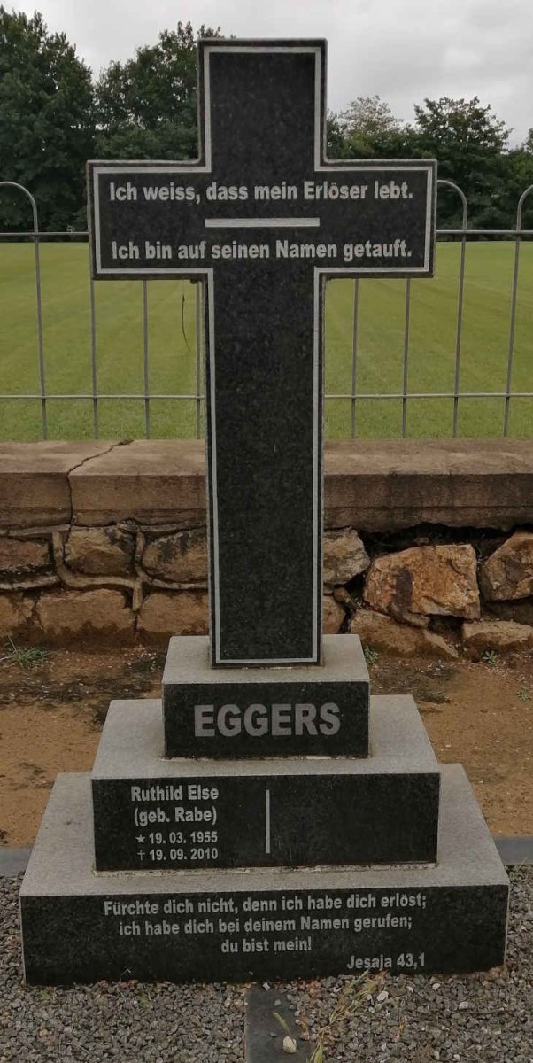 EGGERS Ruthild Else nee RABE 1955-2010