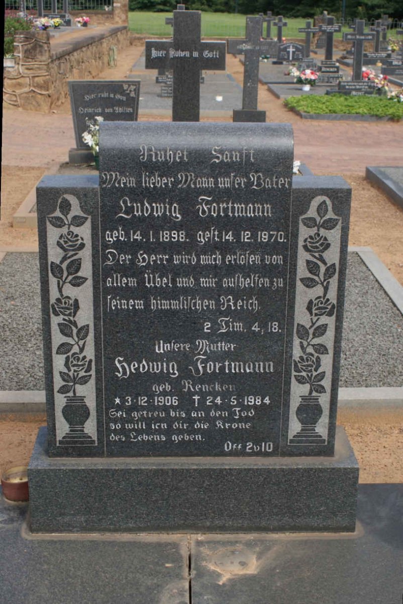 FORTMANN Ludwig 1898-1970 &amp; Hedwig RENCKEN 1906-1984