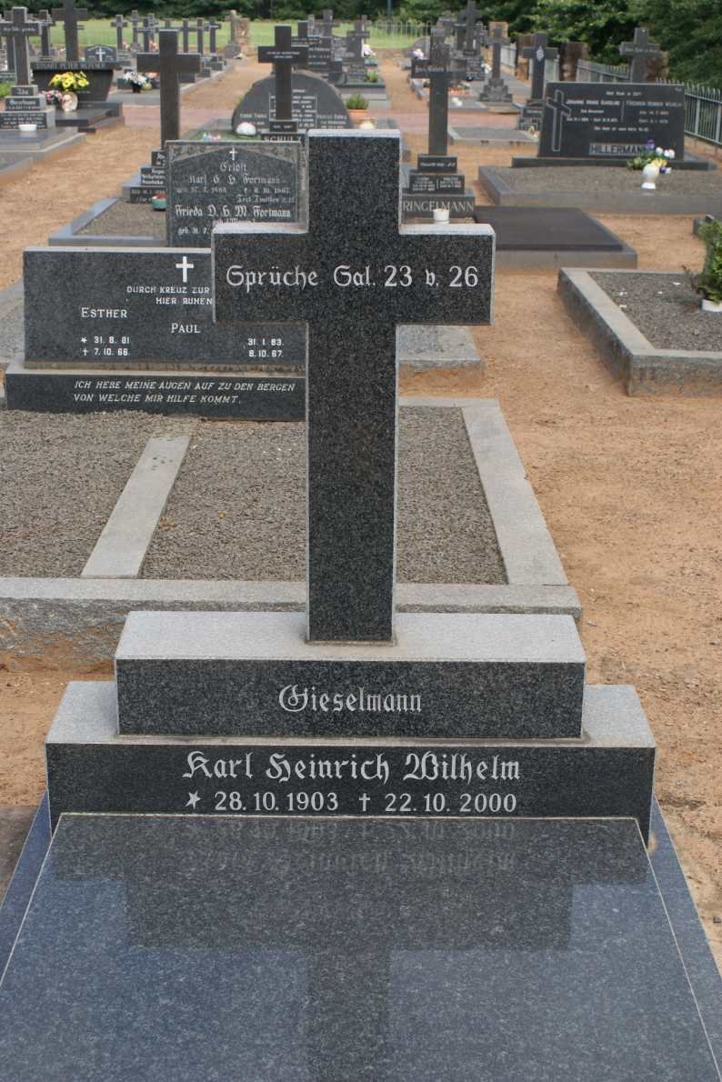 GIESELMANN Karl Heinrich Wilhelm 1903-2000