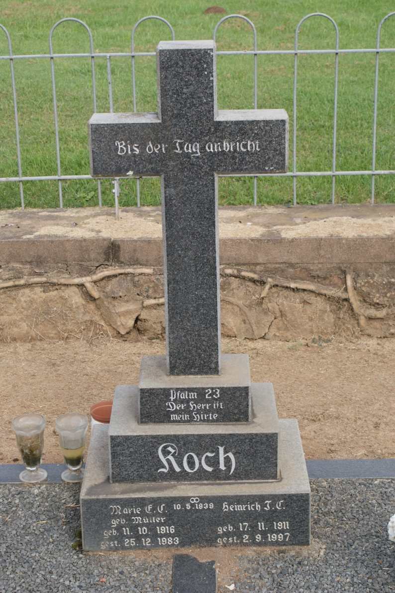KOCH Heinrich J.C. 1911-1997 &amp; Marie E.C. MÜLLER 1916-1983