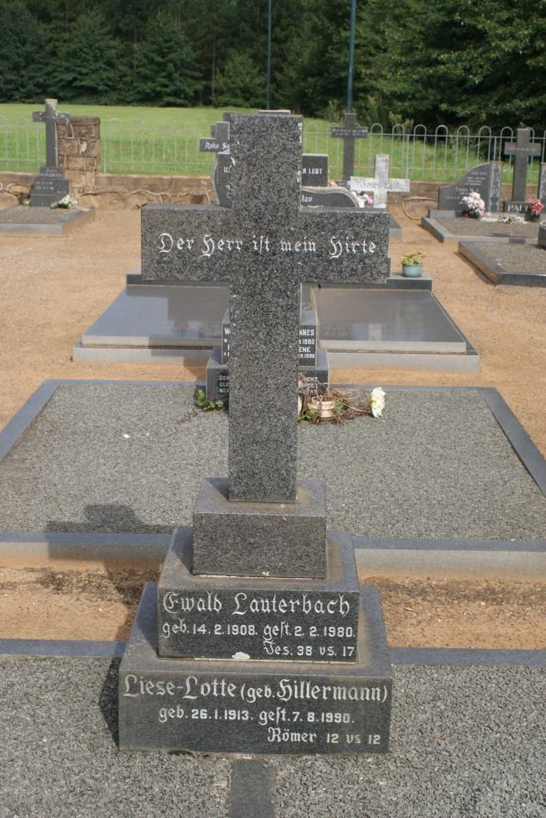 LAUTERBACH Ewald 1908-1980 &amp; Liese-Lotte HILLERMANN 1913-1990