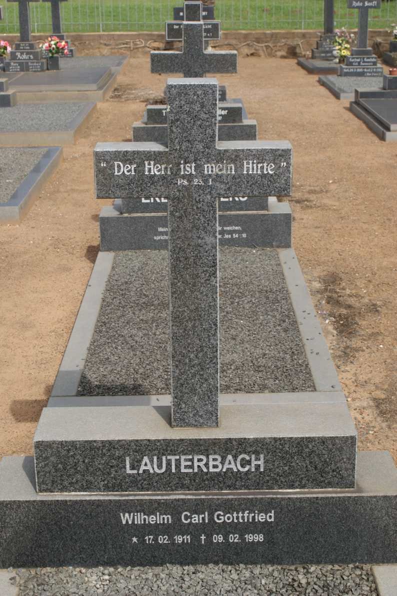 LAUTERBACH Carl Gottfried 1911-1998