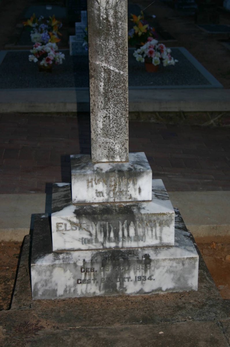 MAKKINK Elsie M.K. nee KLUSNER 1858-1934