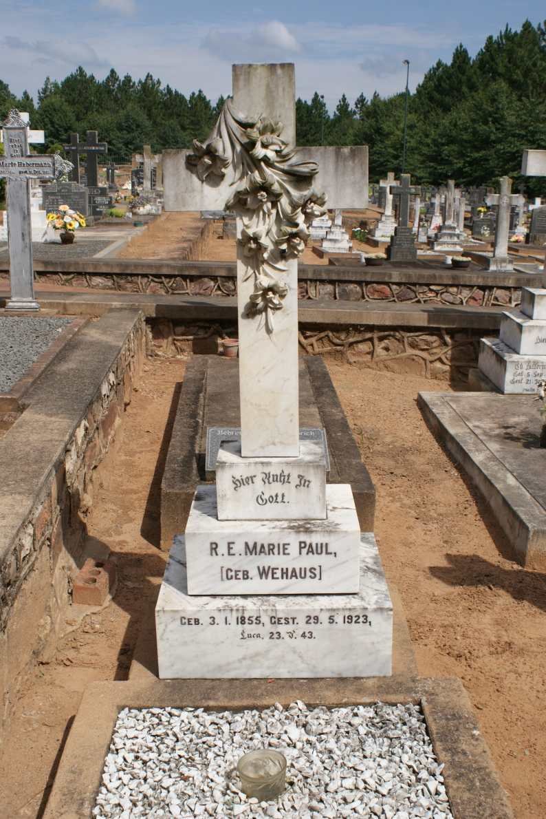 PAUL R.E.Marie nee WEHAUS 1855-1923