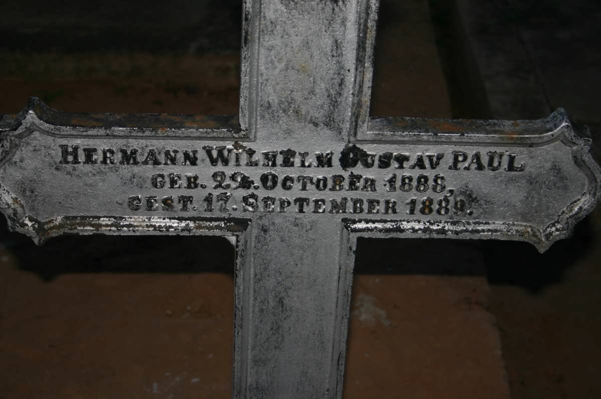 PAUL Hermann Wilhelm Gustav 1888-1889