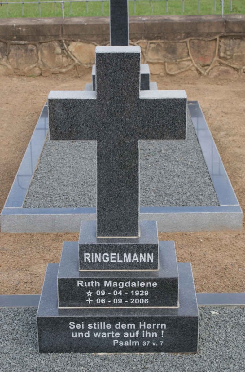 RINGELMANN Ruth Magdalene 1929-2006