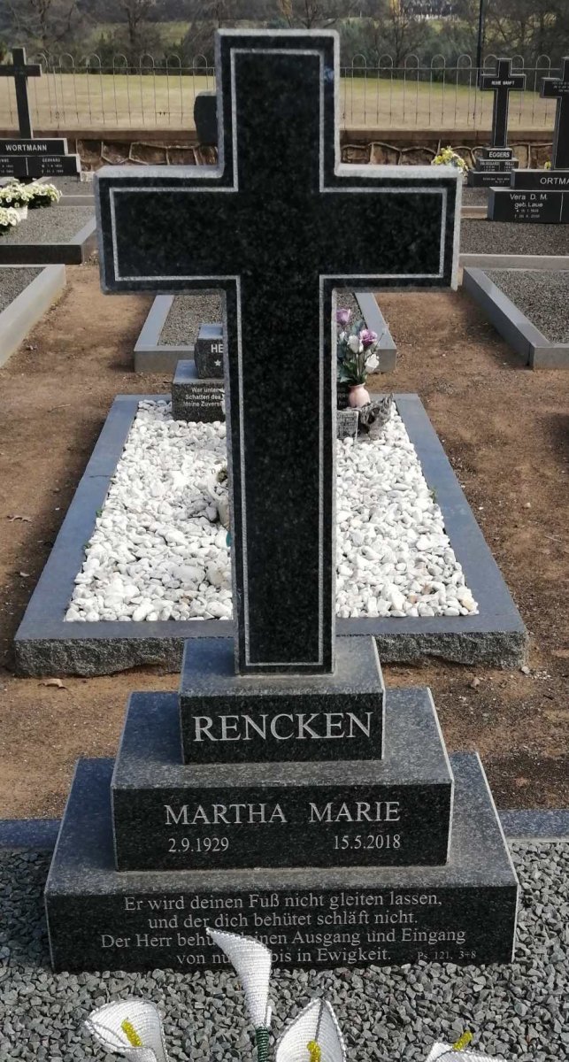 RENCKEN Martha Marie 1929-2018