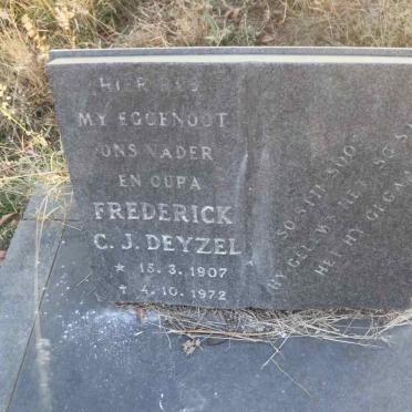 DEYZEL Frederick C.J. 1907-1972