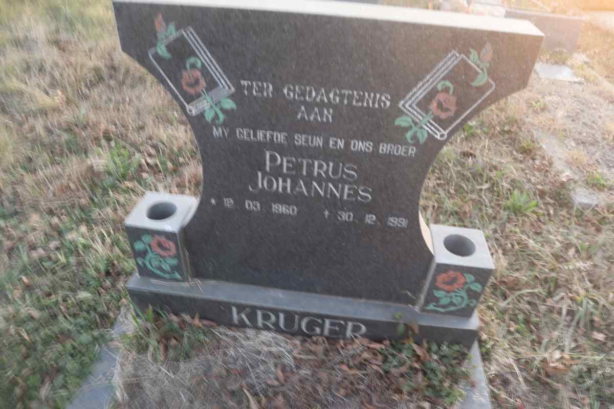 KRUGER Petrus Johannes 1960-1991
