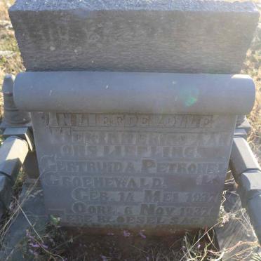 GROENEWALD Gertruida Petronella 1937-1937