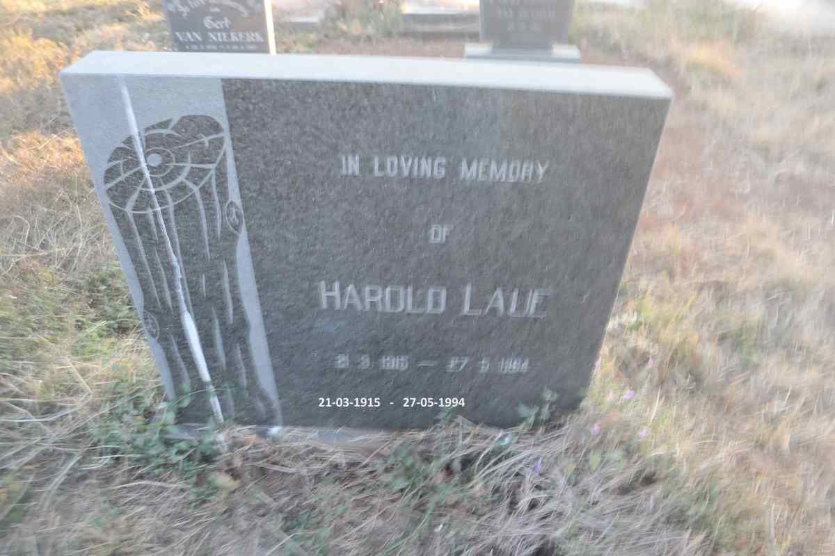 LAUE Harold 1915-1994