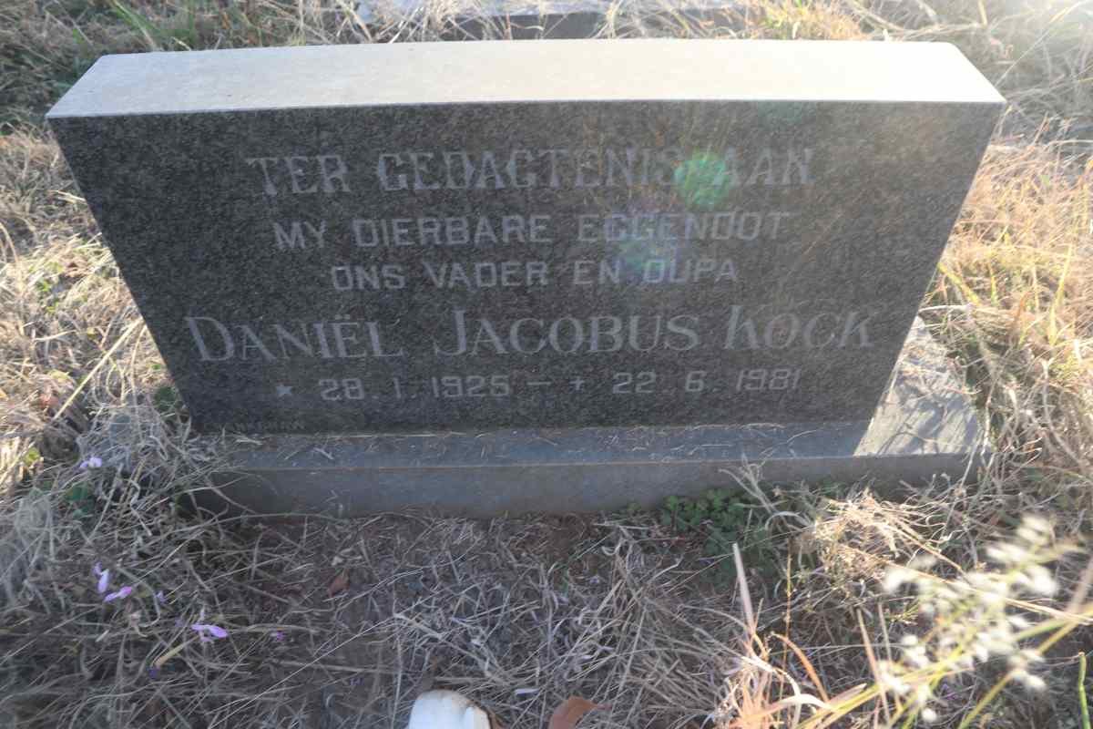 KOCK Daniel Jacobus 1925-1981