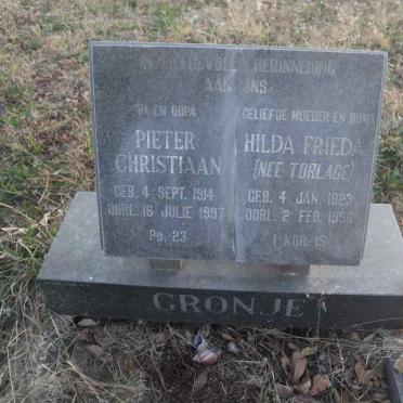 CRONJE Pieter Christiaan 1914-1997 & Hilda Frieda TORLAGE 1923-1996