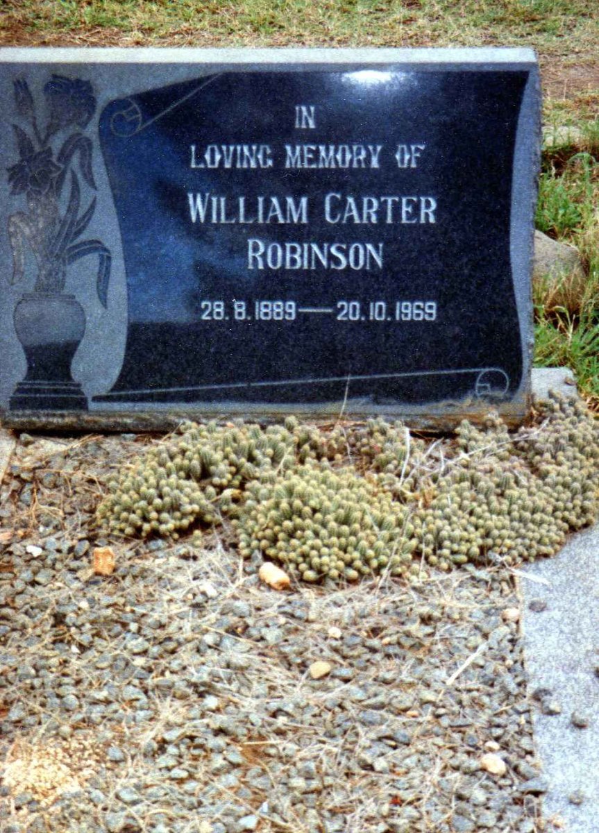 ROBINSON William Carter 1889-1969