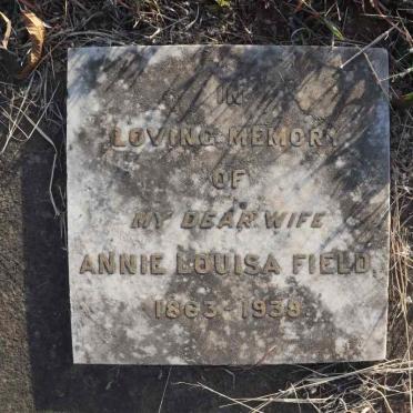 FIELD Annie Louisa 1863-1939