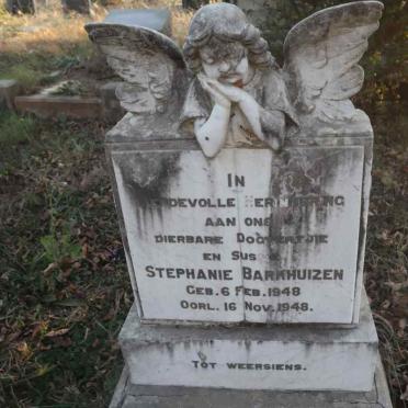 BARKHUIZEN Stephanie 1948-1948
