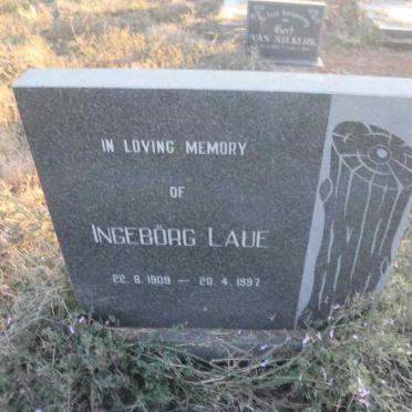 LAUE Ingeborg 1909-1997