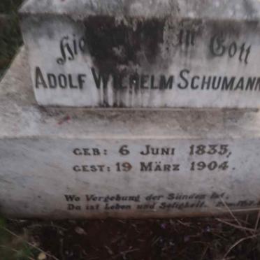 SCHUMANN Adolf Wilhelm 1835-1904