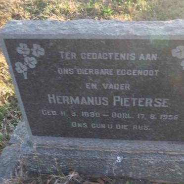 PIETERSE Hermanus 1890-1956