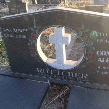 ROTTCHER Conrad Albert 1938-2021 & Phyllis Hazel 1938-1997 :: ROTTCHER Tony Albert 1964-1996