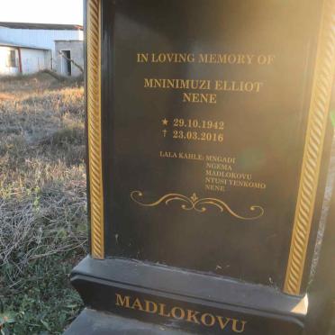 MADLOKOVU Mninimuzi Elliot Nene 1942-2016