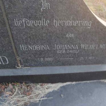 BARNARD Christian Jacobus 1891-1972 & Hendrina Johanna Wilhelmina DAVEL 1899-1971 _3
