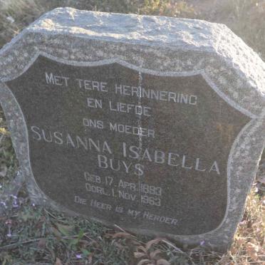 BUYS Susanna Isabella 1893-1963