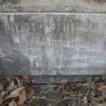 HEINE Marnie 1875-1925