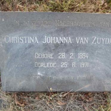 ZUYDAM Christina Johanna, van 1894-1971