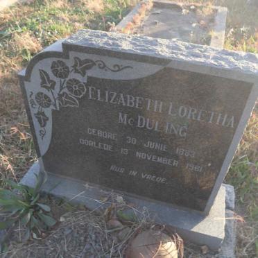 MCDULING Elizabeth Loretha 1883-1961