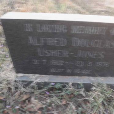 JONES Alfred Douglas, USHER 1902-1975