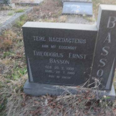 BASSON Theodorus Ernst 1908-19??