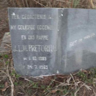 PRETORIUS J.L.W. 1899-1965