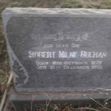 BUCHAN Robert Milne 1879-1958