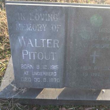 PITOUT Walter 1915-1970
