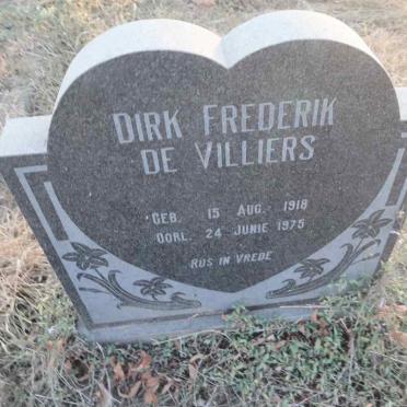 VILLIERS Dirk Frederik, de 1918-1975