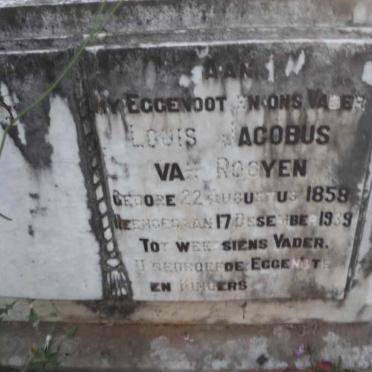 ROOYEN Louis Jacobus, van 1858-1939