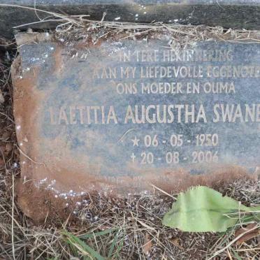 SWANEPOEL Laetitia Augusta 1950-2006